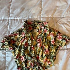 Floral Print Women's Top
